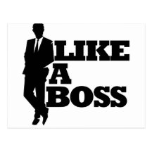 Like a Boss Postcard