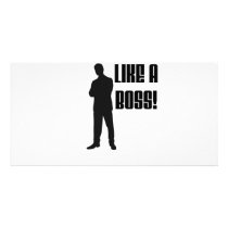 LIKE A BOSS PRODUCTS photo cards by ModifiedDesigns LIKE A BOSS PRODUCTS photo cards