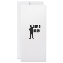 LIKE A BOSS PRODUCTS FULL COLOR RACK CARD