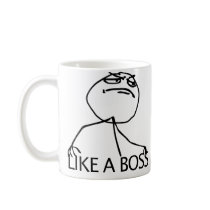 Like a Boss yeah rage comic meme Mugs