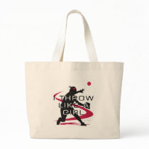 Like a girl D Tote Bags