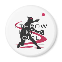 Like a girl D Refrigerator Magnet