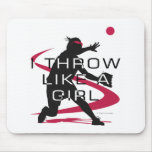 Like a girl D Mouse Pad
