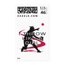 Like a girl D postage