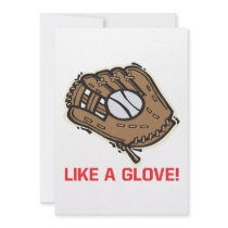 Like A Glove Personalized Announcement