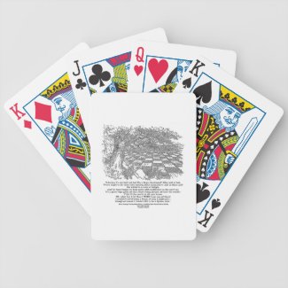 Like A Large Chessboard Game Of Chess Wonderland Bicycle Card Deck