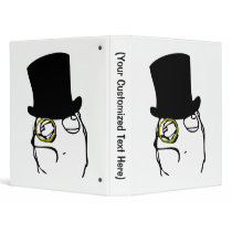 Like a Sir Rage Face Meme 3 Ring Binder