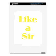 Like a Sir Skins For iPad 3