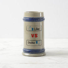 like and dislike mug
