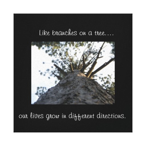 Like Branches on a Tree.... Gallery Wrapped Canvas