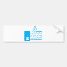 Like Dog Bumper Stickers