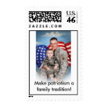Like father, like son, stamp