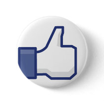 Like Hand Pinback Buttons