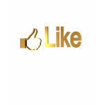 "Like" in Gold T-Shirt