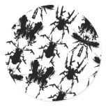 Like Insects 9 Round Stickers