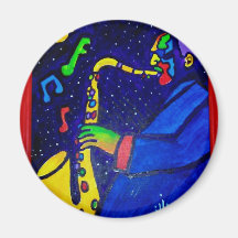 Like Jazz Man by Piliero Magnets