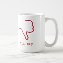 Like (left) and Dislike (right) Mugs