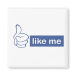 like me - thumbs up fridge magnets