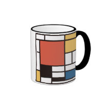 LIKE MONDRIAN 2 mugs