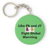 Like Pb and J?   Fight Global Warming keychains