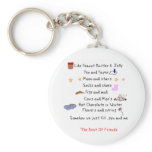 Like Peanut Butter and Jelly Keychain