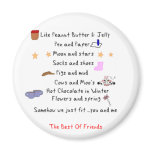 Like Peanut Butter and Jelly Fridge Magnets