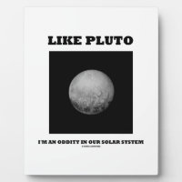 Like Pluto I'm An Oddity In Our Solar System Display Plaque