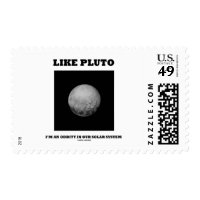 Like Pluto I'm An Oddity In Our Solar System Stamps