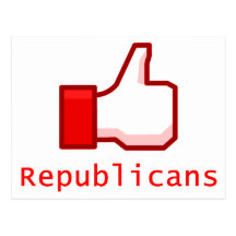 Like Republicans Post Card