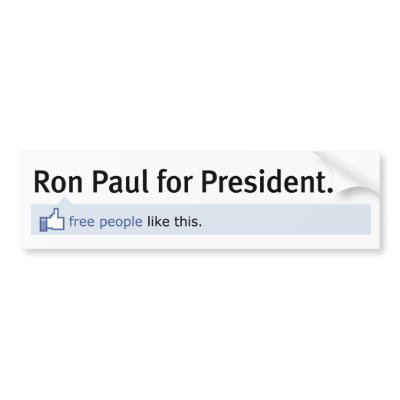 Like Ron Paul Bumper Sticker by Libertymaniacs