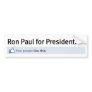 Like Ron Paul Bumper Sticker Like Ron Paul Bumper Sticker