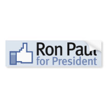 Like Ron Paul Bumper Sticker bumper stickers