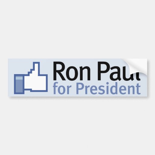 Like Ron Paul Bumper Sticker