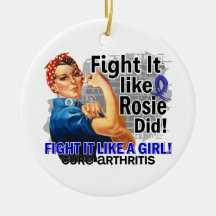 Like Rosie Did Cure Arthritis Christmas Ornaments