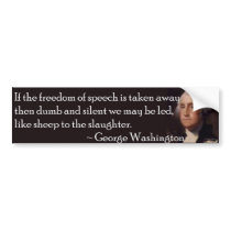 Like Sheep to the Slaughter - Bumpersticker