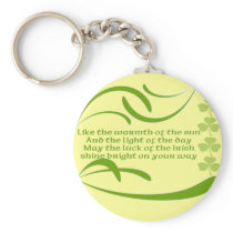 Like the Warmth of the Sun -Irish Blessing Keychains