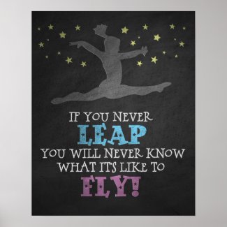 Like to Fly - Gymnastics Poster