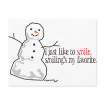 Like To Smile Postcard