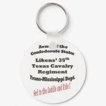 Likens' 35th Texas Cavalry Key Chain keychains
