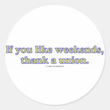 LikeWeekends Round Sticker