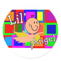 Lil Angel Mosaik mit Angel Baby - Adorable sticker