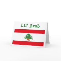 Lil' Arab Greeting Card by FlagTshirts Lil' Arab Greeting Card