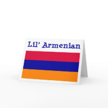 Lil' Armenian Greeting Card by FlagTshirts Lil' Armenian Greeting Card