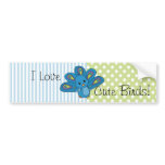 Lil' Baby Peacock Bumper Sticker