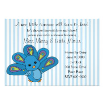 Lil' Baby Peacock invitations