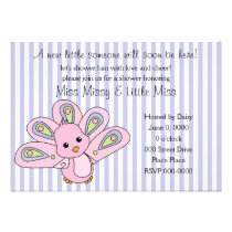 Lil' Baby Peacock invitations