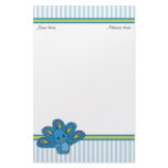 Lil' Baby Peacock Stationery Design