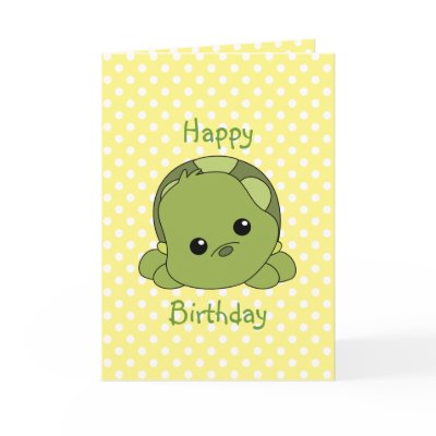 Lil Baby Turtle Card by candystore