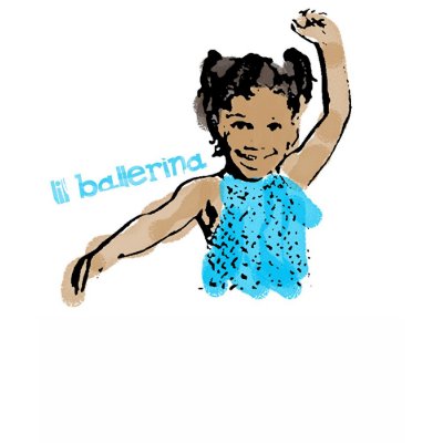 Lil Ballerina T-shirt by zaypotey