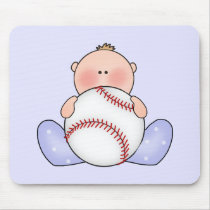 Lil Baseball Baby Boy Mouse Pad